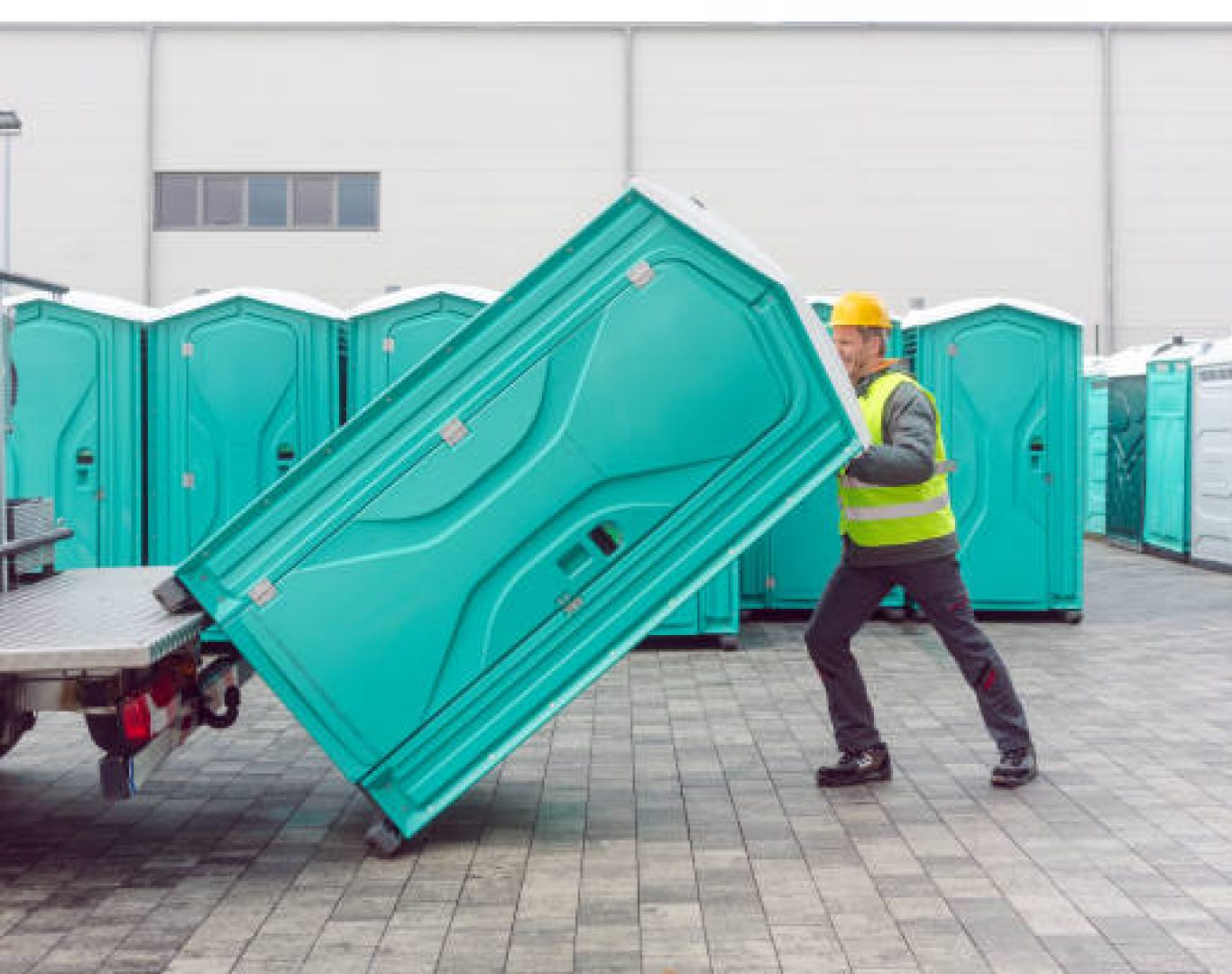 Outdoor event restroom rental Huntersville NC