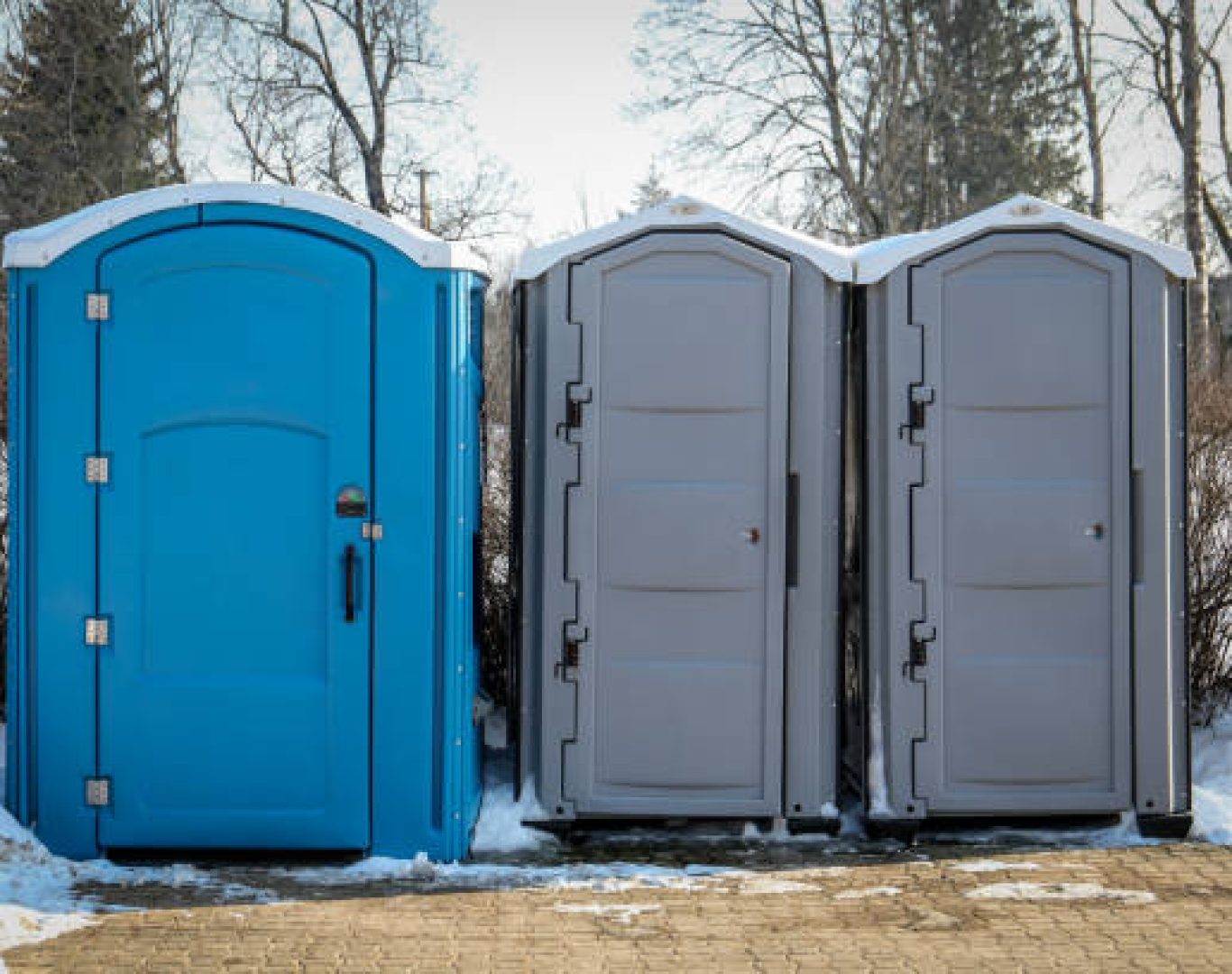 Nomad Rentals providing portable restrooms for Mooresville, NC construction site